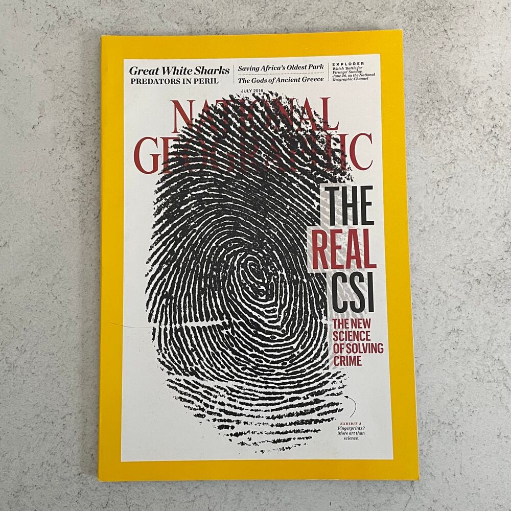National Geographic July 2016 - The Real CSI